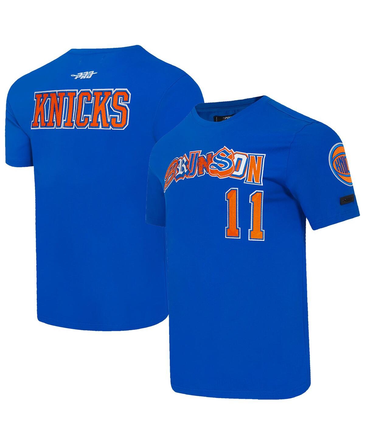 Men's Jalen Brunson Blue New York Knicks City Ransom T-Shirt - Blue
