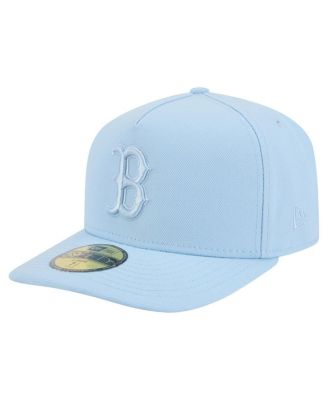 New Era - Men's Light Blue Boston Red Sox Color Pack A-Frame 59FIFTY Fitted Hat
