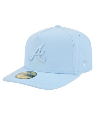 New Era - Men's Light Blue Atlanta Braves Color Pack A-Frame 59FIFTY Fitted Hat