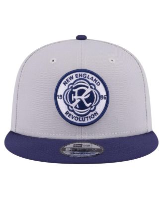 Men's Gray New England Revolution Color Pack Two-Tone 9FIFTY Snapback Hat