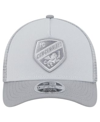 Men's Gray FC Cincinnati Color Pack 9FORTY M-Crown A-Frame Adjustable Trucker Hat