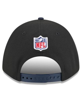 Big Boys and Girls Black/Navy Dallas Cowboys 2025 NFL Draft 9FORTY A-Frame M-Crown Adjustable Hat