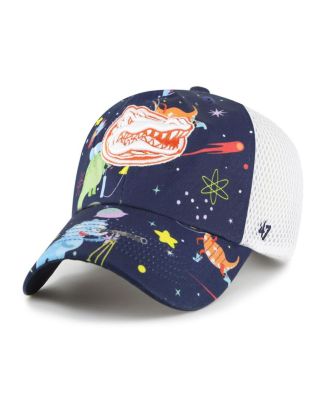 '47 Brand - Big Boys and Girls Navy Florida Gators Space Dino Clean Up Adjustable Hat