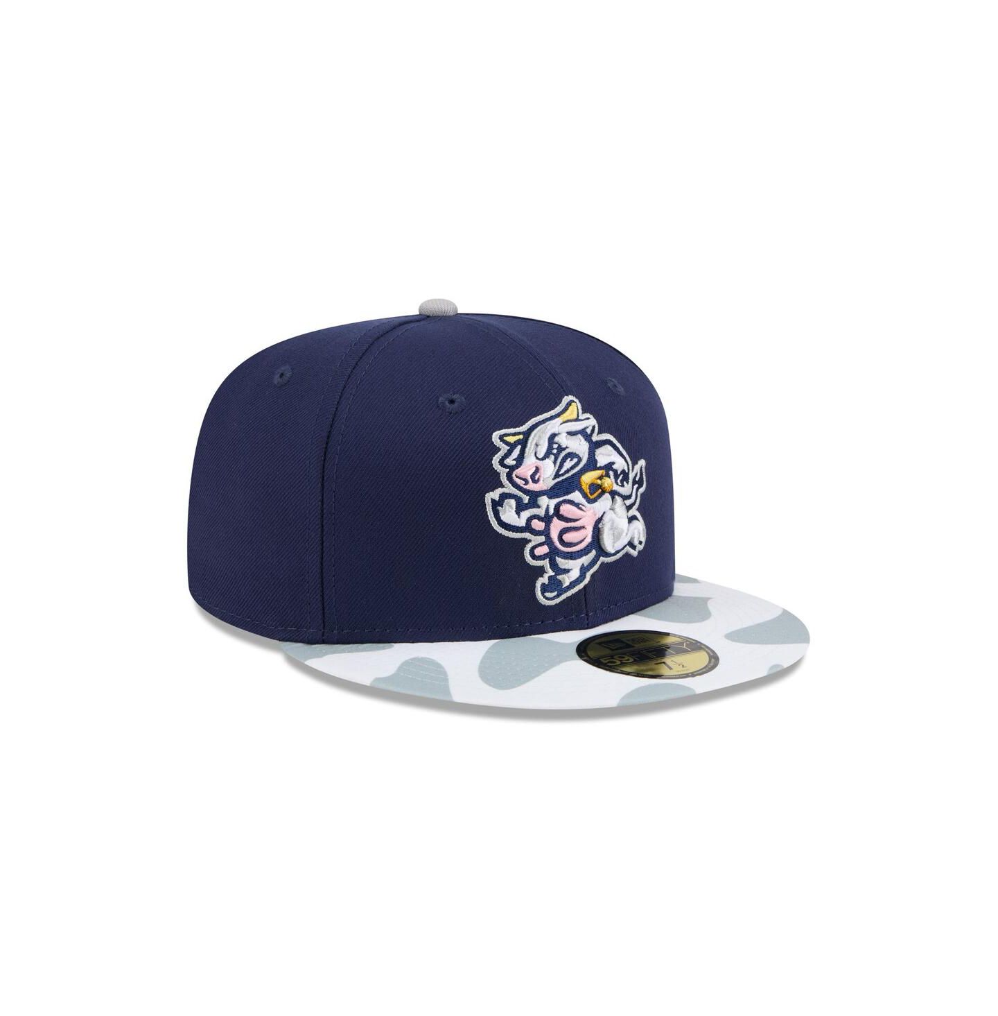 Мужская кепка New Era Navy Wisconsin Timber Rattlers Theme Nights 59FIFTY Fitted Hat — фото 4