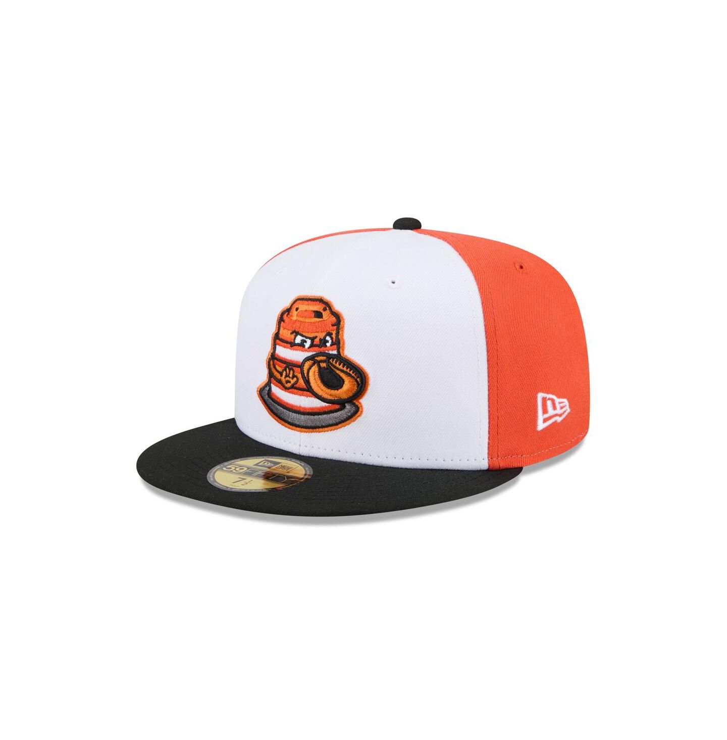 Мужская кепка New Era White Peoria Chiefs Theme Nights 59FIFTY Fitted Hat — фото 1