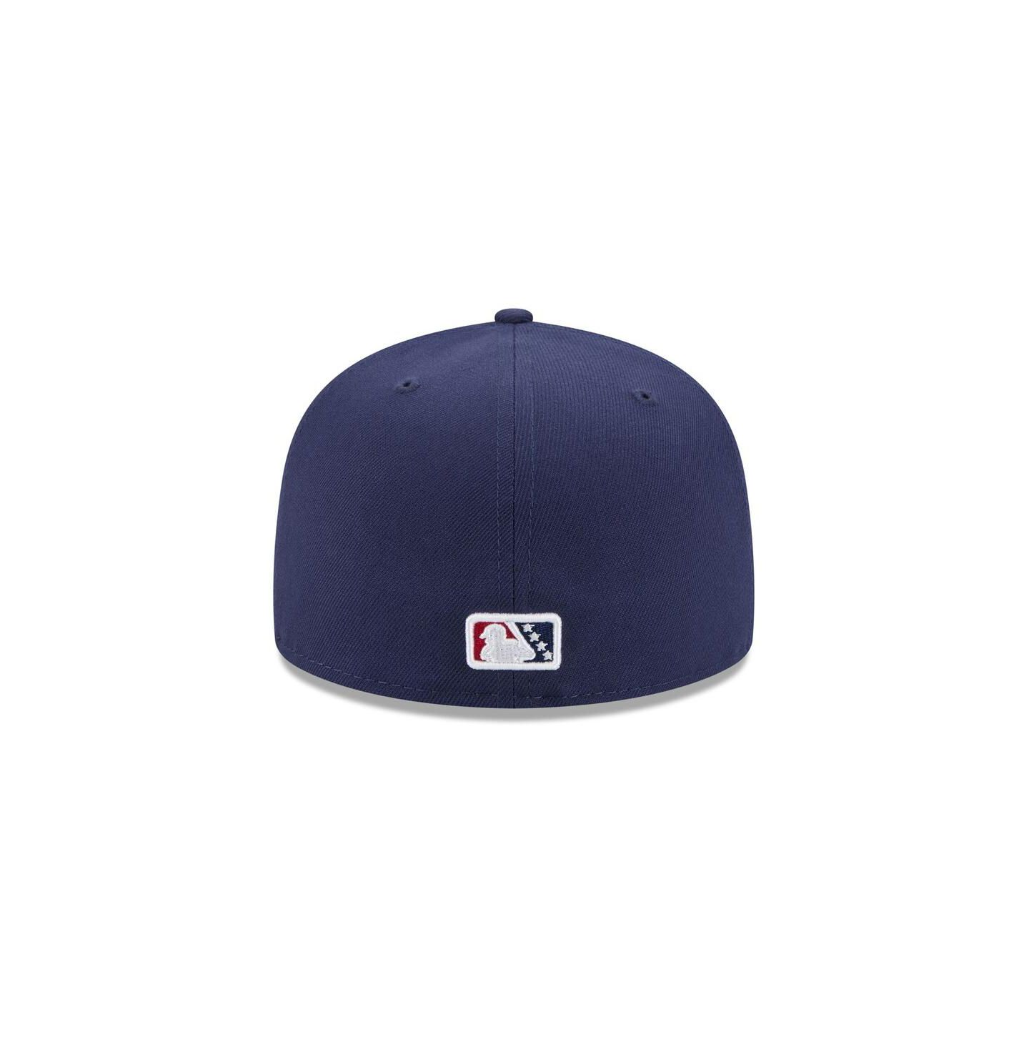 Мужская кепка New Era Navy Fort Myers Mighty Mussels Theme Nights 59FIFTY Fitted Hat — фото 4