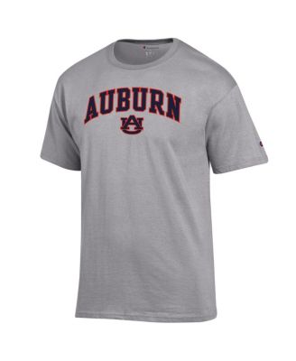 Men's Heather Gray Auburn Tigers Arched Logo T-Shirt