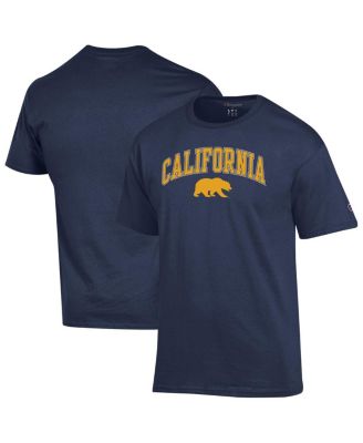 Champion - Men's Navy Cal Bears Arch Over Logo T-Shirt