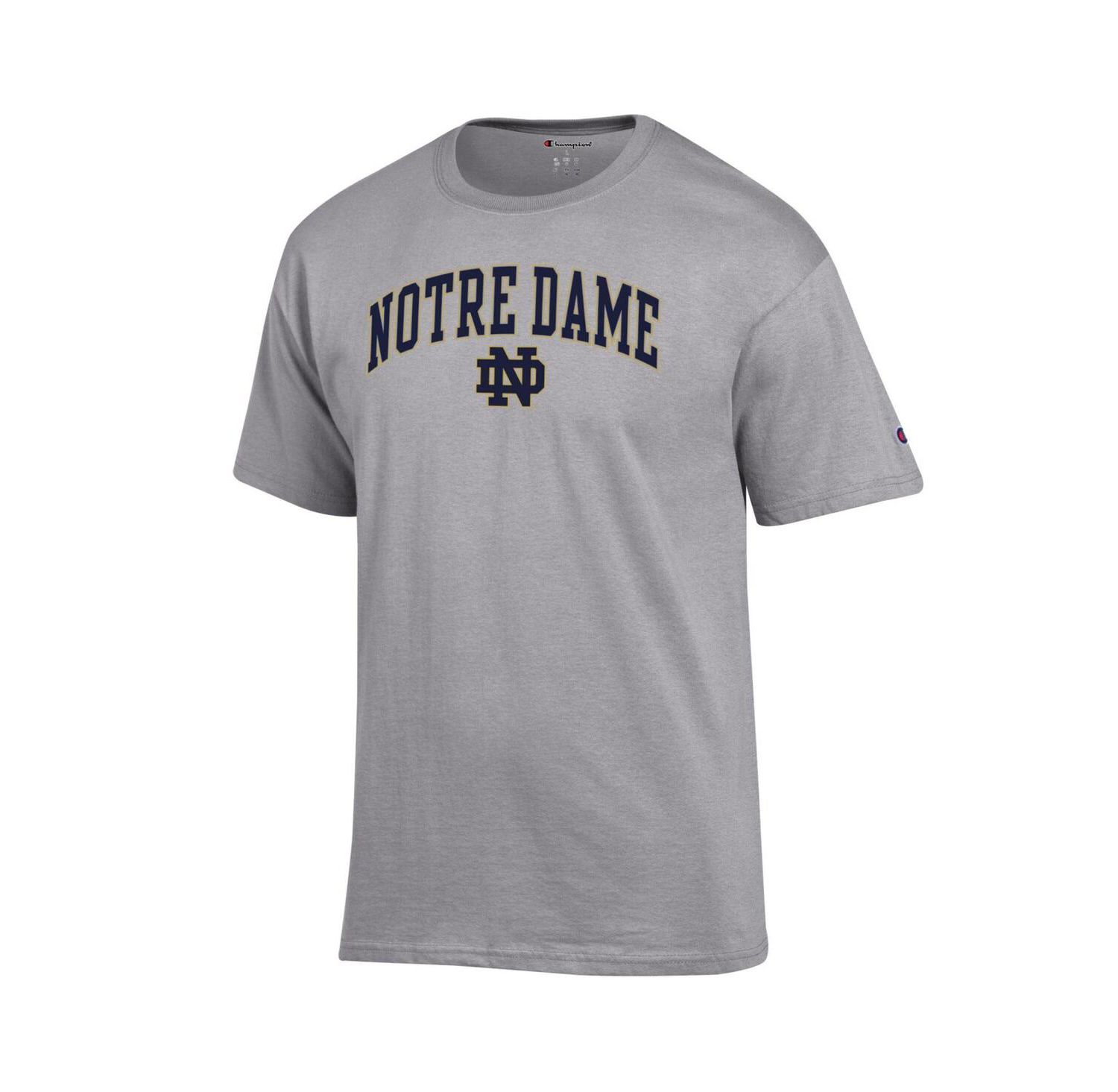 Men's Navy Notre Dame Fighting Irish Arch Over Logo T-Shirt
