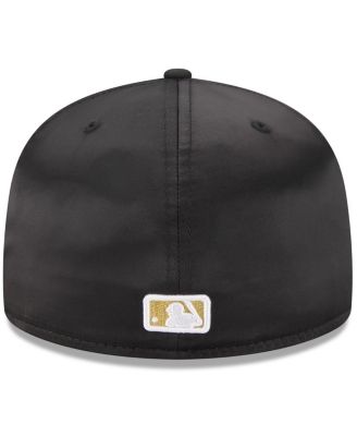 Men's Black Boston Red Sox 2025 59FIFTY Day Gold Leaf 59FIFTY Fitted Hat