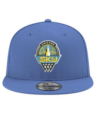 Men's and Women's Sky Blue Chicago Sky Logo 9FIFTY Snapback Hat