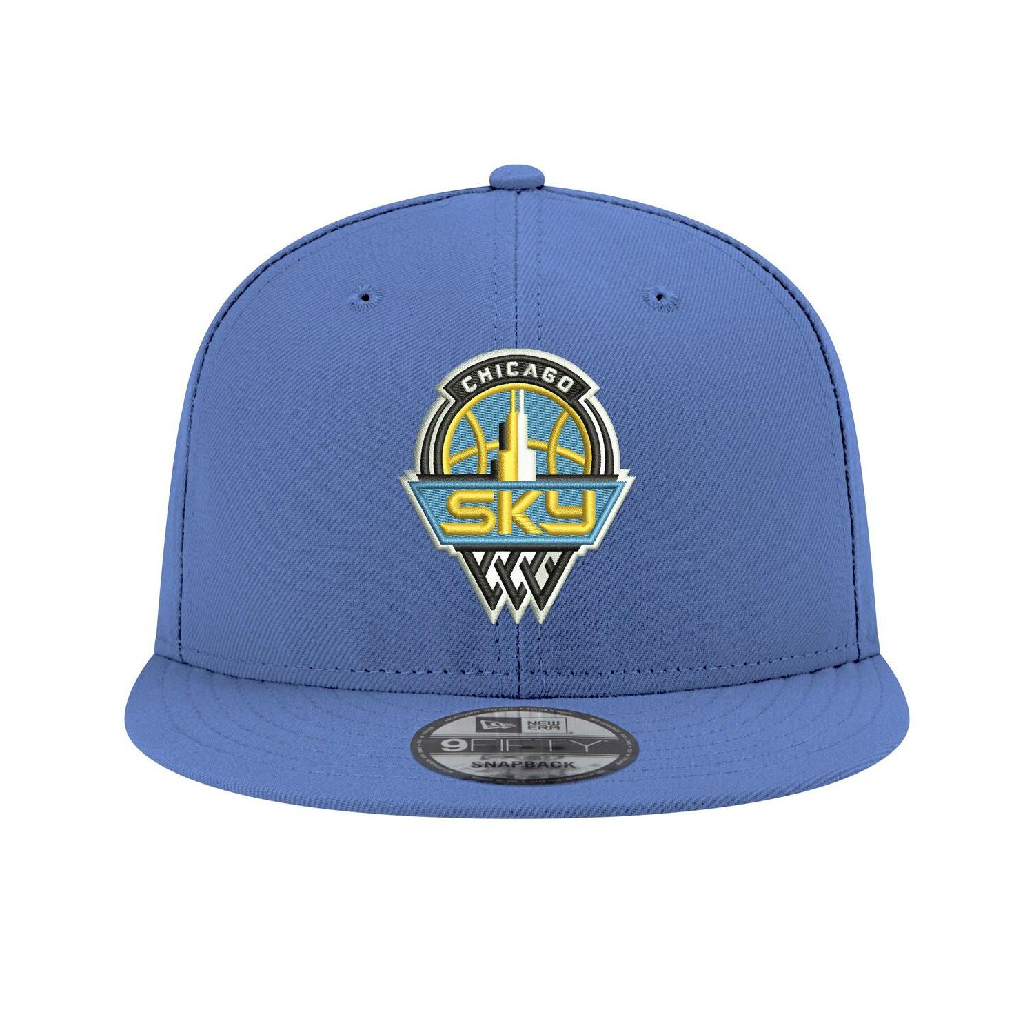 Men's and Women's Sky Blue Chicago Sky Logo 9FIFTY Snapback Hat