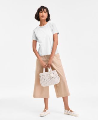 Women's Essential Crewneck T-Shirt, Exclusively at Macy's