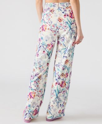 Women's Floral Straight-Leg Pants
