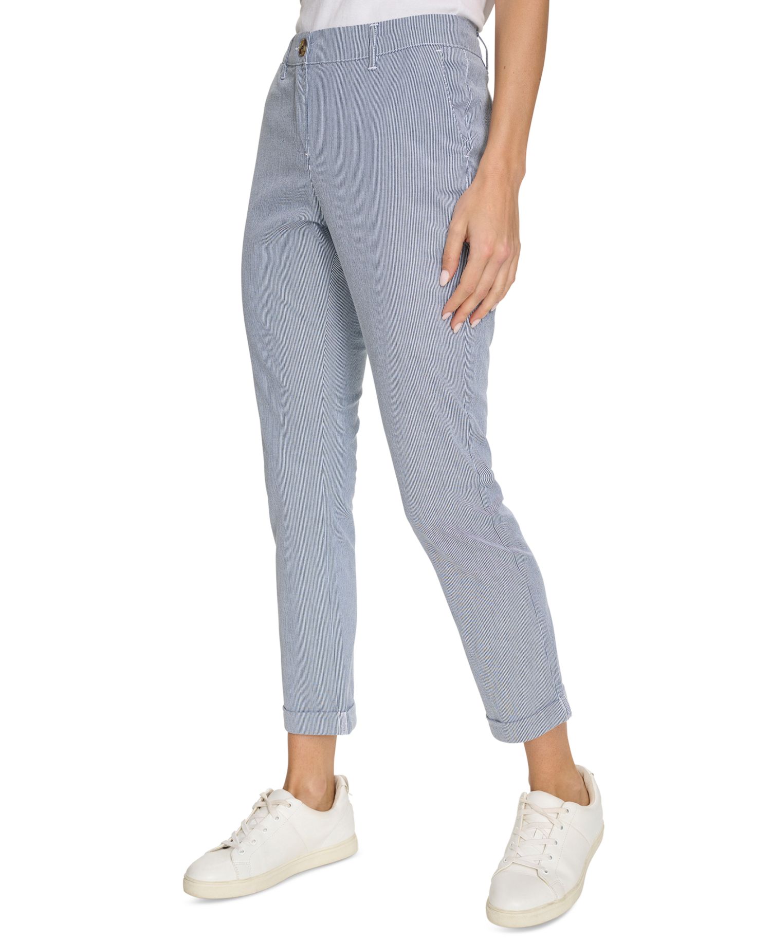 Women's Montauk Chino Mid-Rise Straight-Leg Pants