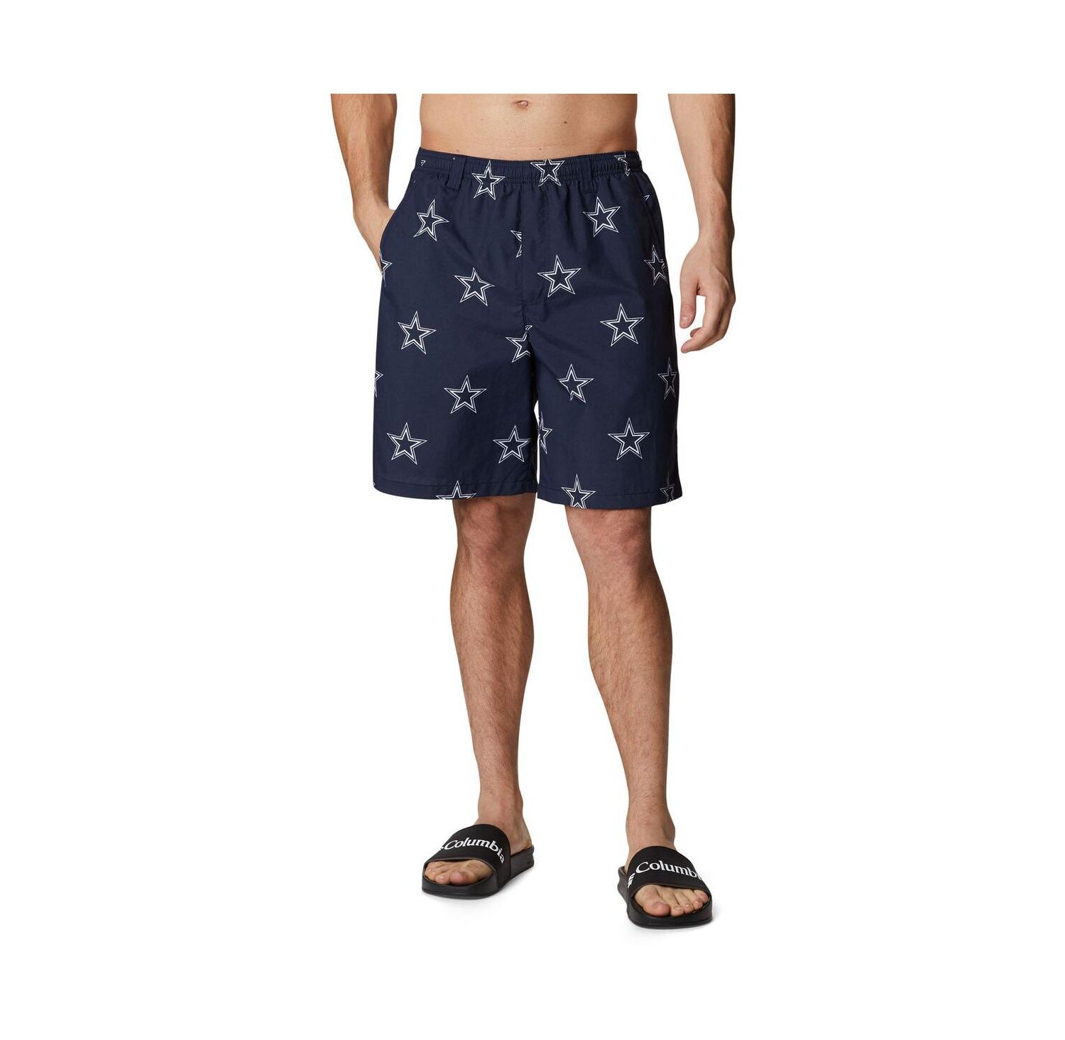 Men's Navy Dallas Cowboys Backcast III Printed Shorts