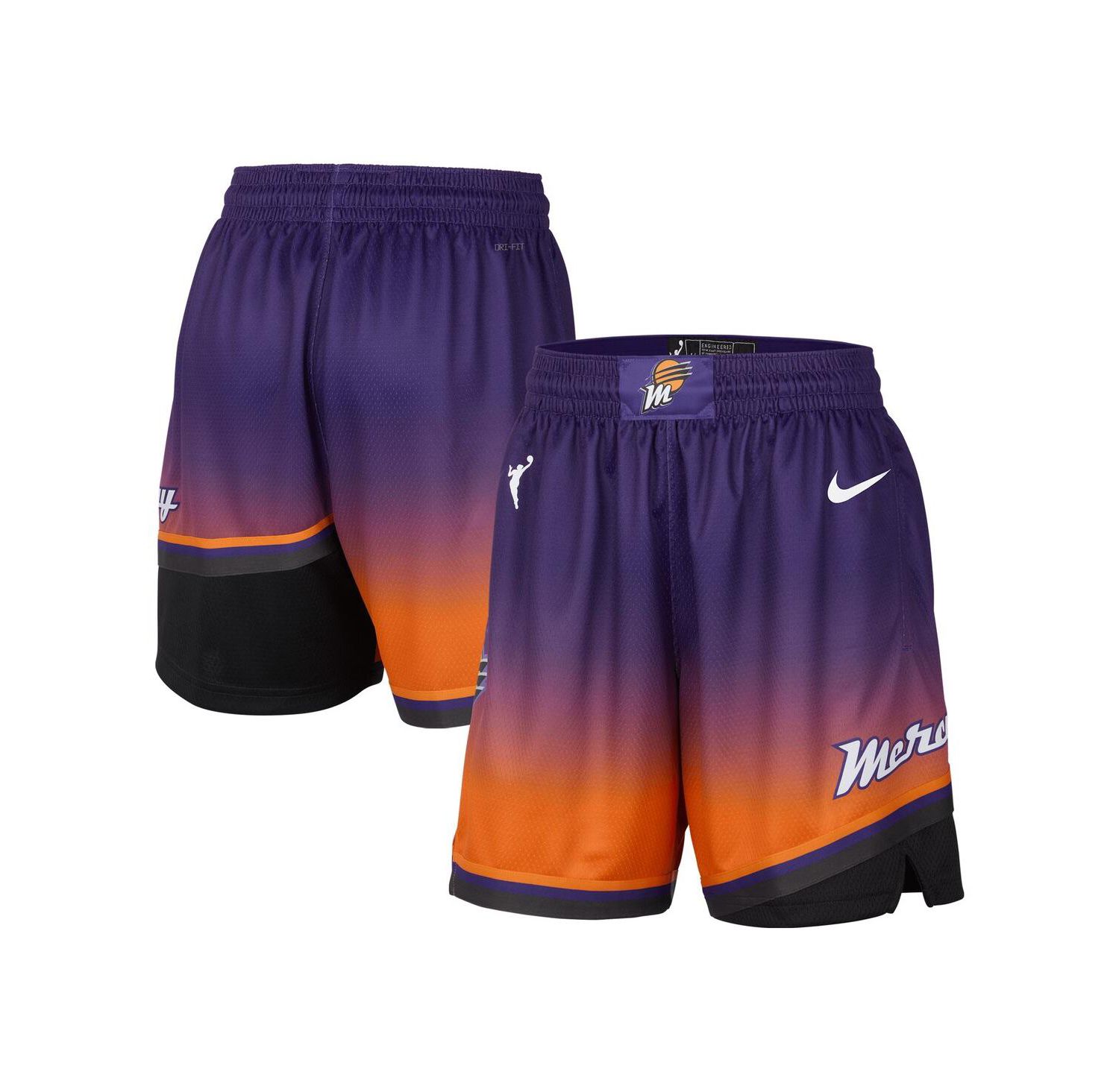 Women's Purple Phoenix Mercury On-Court Victory Performance Shorts