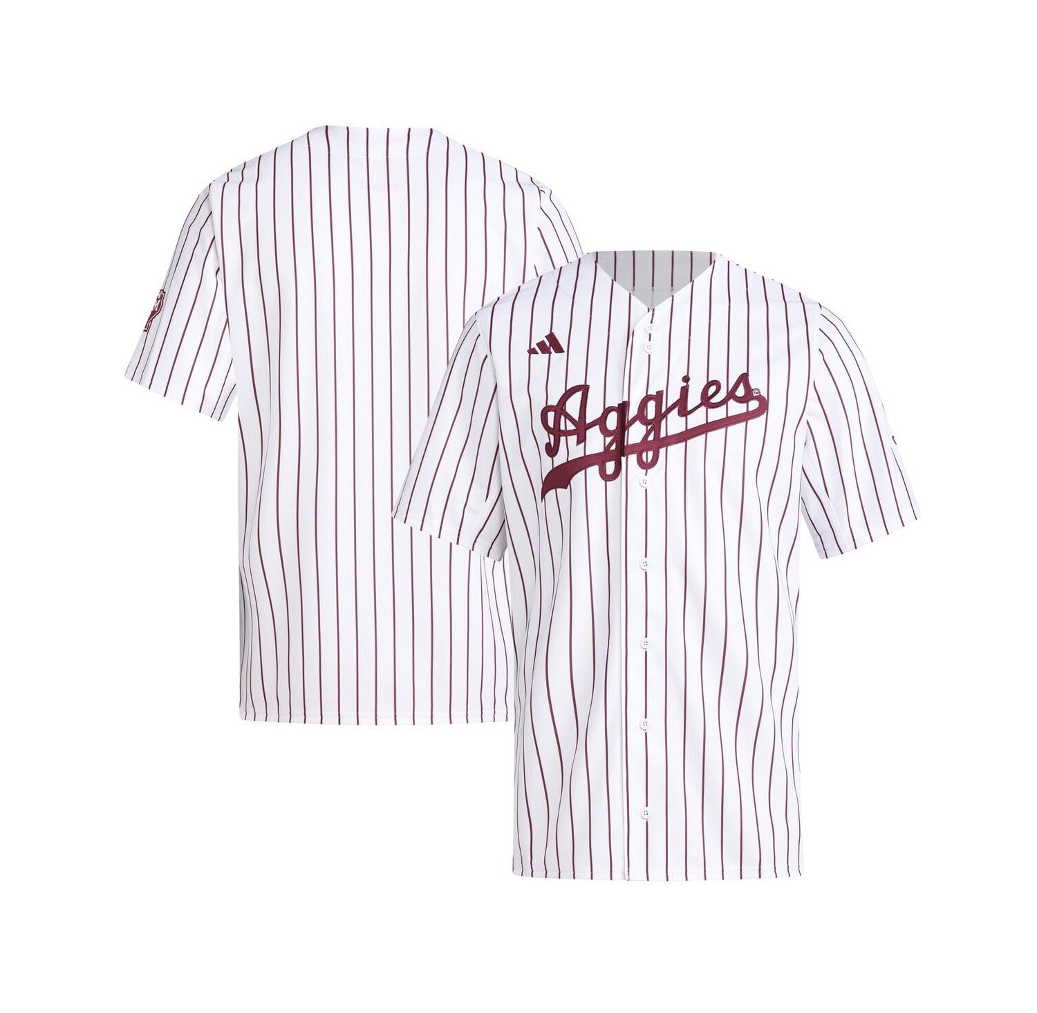Men's White Texas A&M Aggies Replica Baseball Jersey