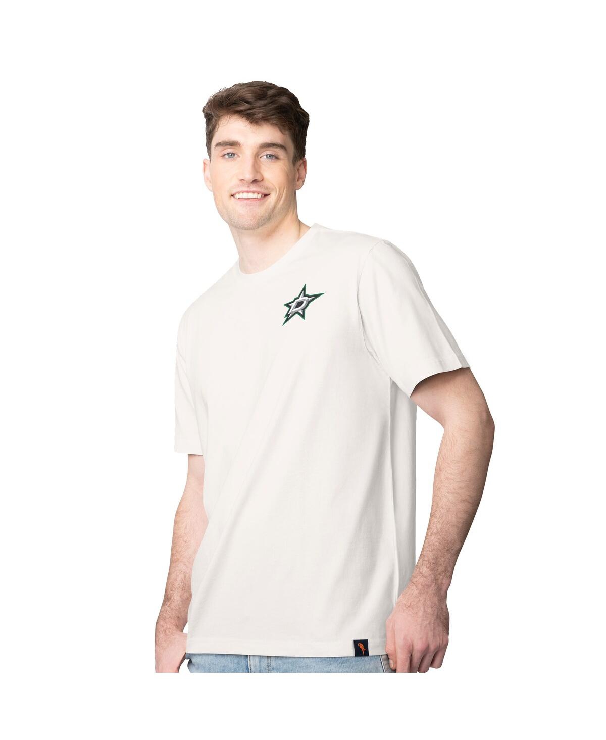 Men's Cream Dallas Stars Time Flies T-Shirt - Cream
