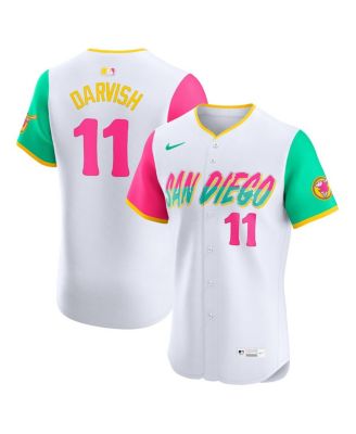 Nike - Men's Yu Darvish White San Diego Padres City Connect Elite Player Jersey