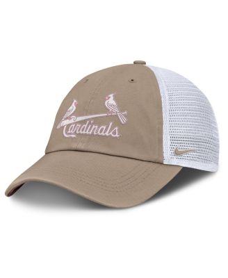 Nike - Men's and Women's Khaki/White St. Louis Cardinals Club Trucker Adjustable Hat