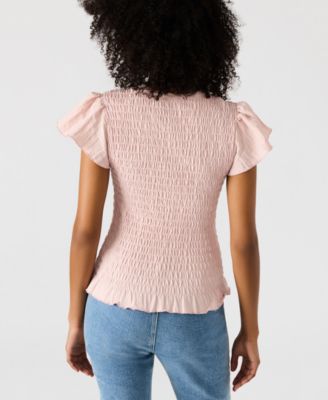 Women's Smocked Ruffle Cecilie Top