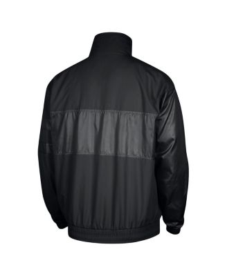Men's Black Brooklyn Nets Courtside Versus Capsule Full-Zip Jacket