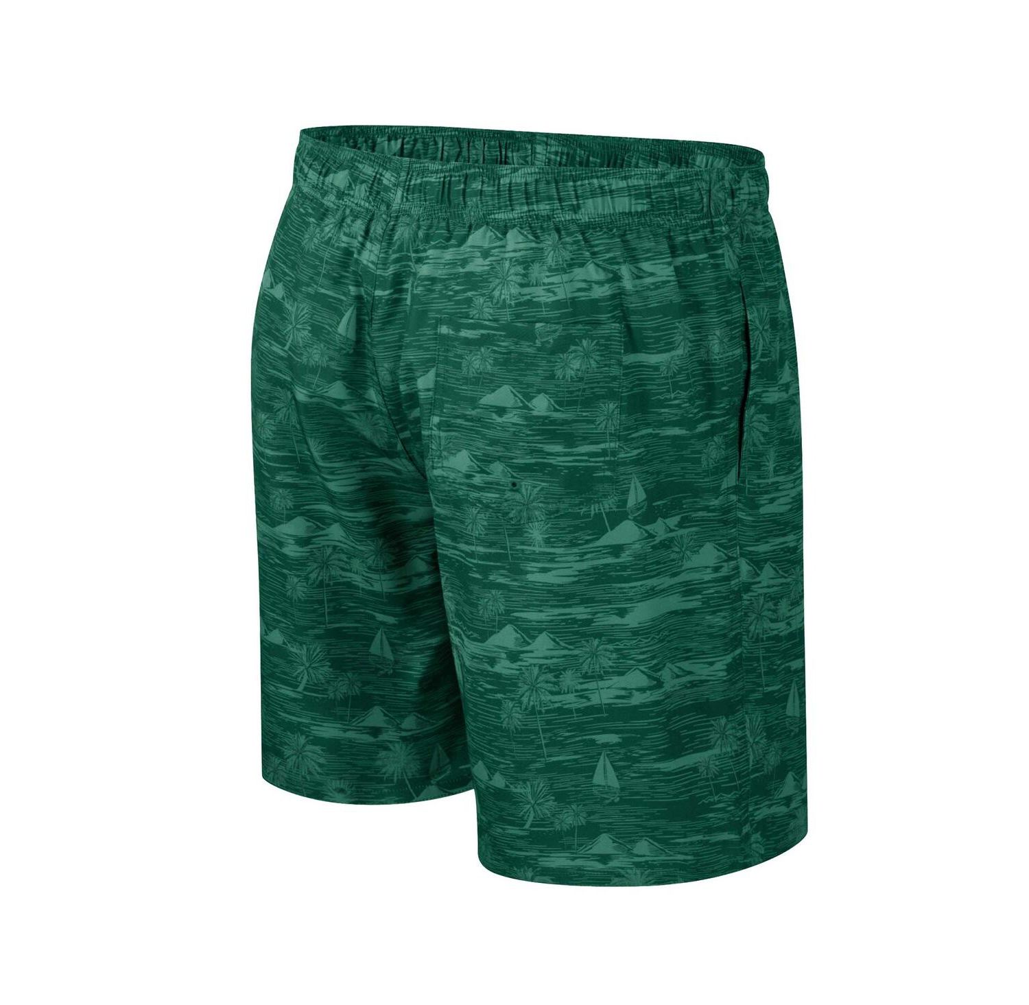 Men's Green Colorado State Rams Ozark Swim Shorts