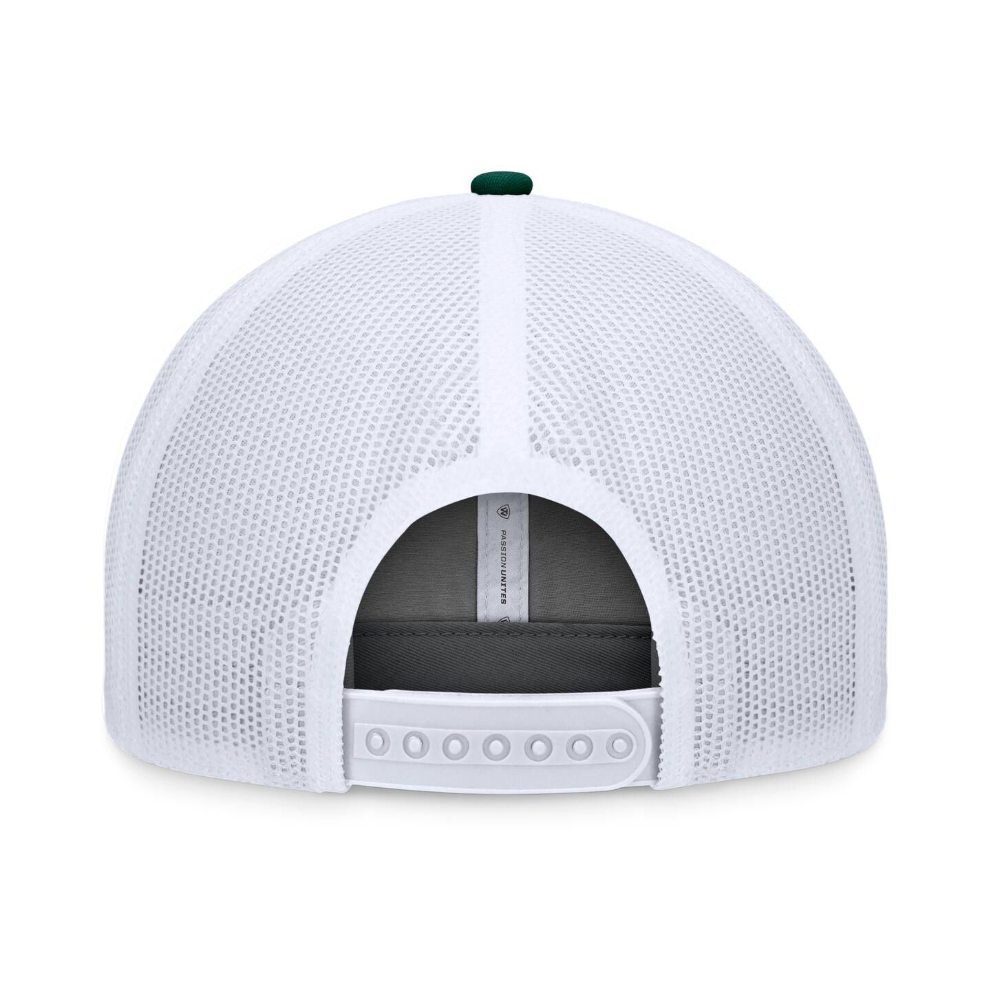 Мужская кепка Top of the World Gray/Green Michigan State Spartans Rob Trucker Adjustable Hat — фото 4