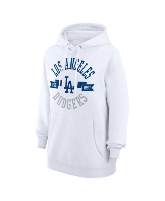 Women's&nbsp;White Los Angeles Dodgers City Graphic Pullover Hoodie