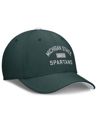 Men's Green Michigan State Spartans Primetime Rise Swoosh Flex Hat