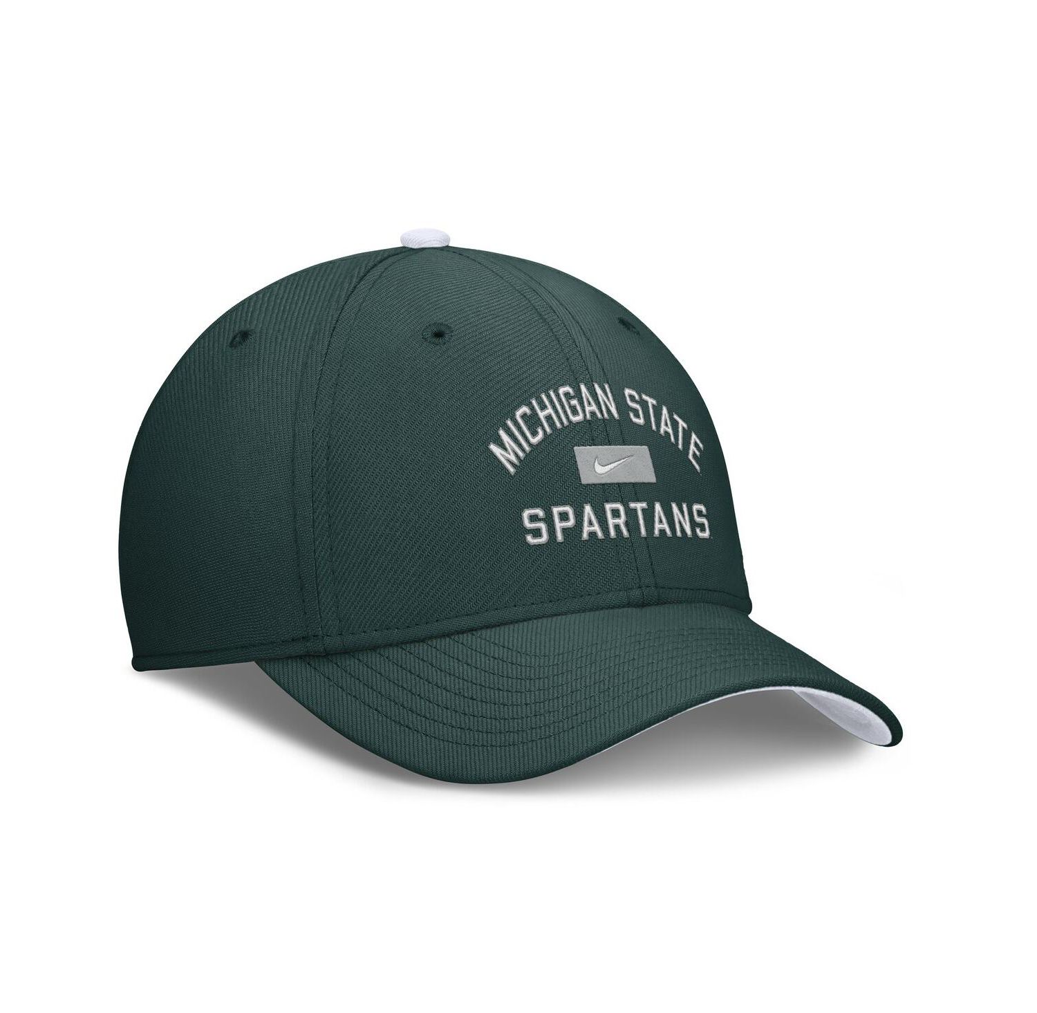 Men's Green Michigan State Spartans Primetime Rise Swoosh Flex Hat