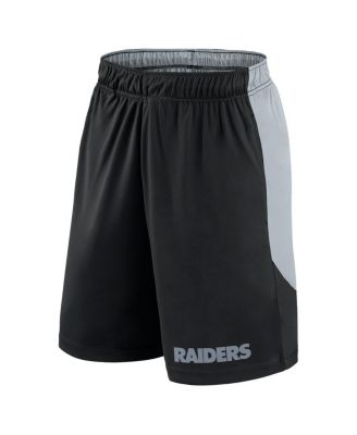 Men's Black/Silver Las Vegas Raiders Launch Shorts