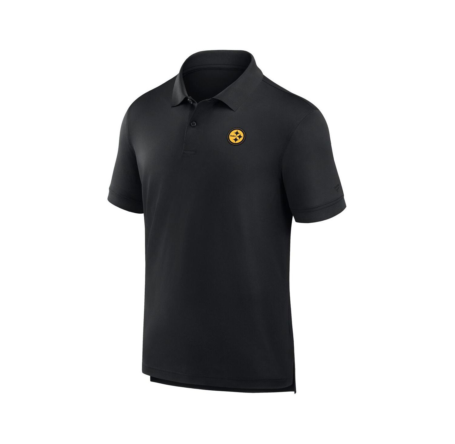 Men's Black Pittsburgh Steelers Front Office Move Mono Polo Shirt
