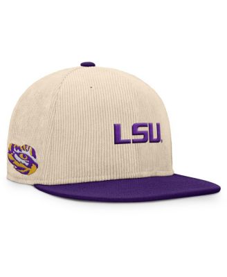Men's Tan LSU Tigers Catcher Snapback Hat
