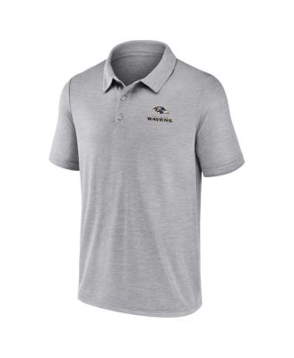 Men's Gray Baltimore Ravens Making Waves Polo Shirt