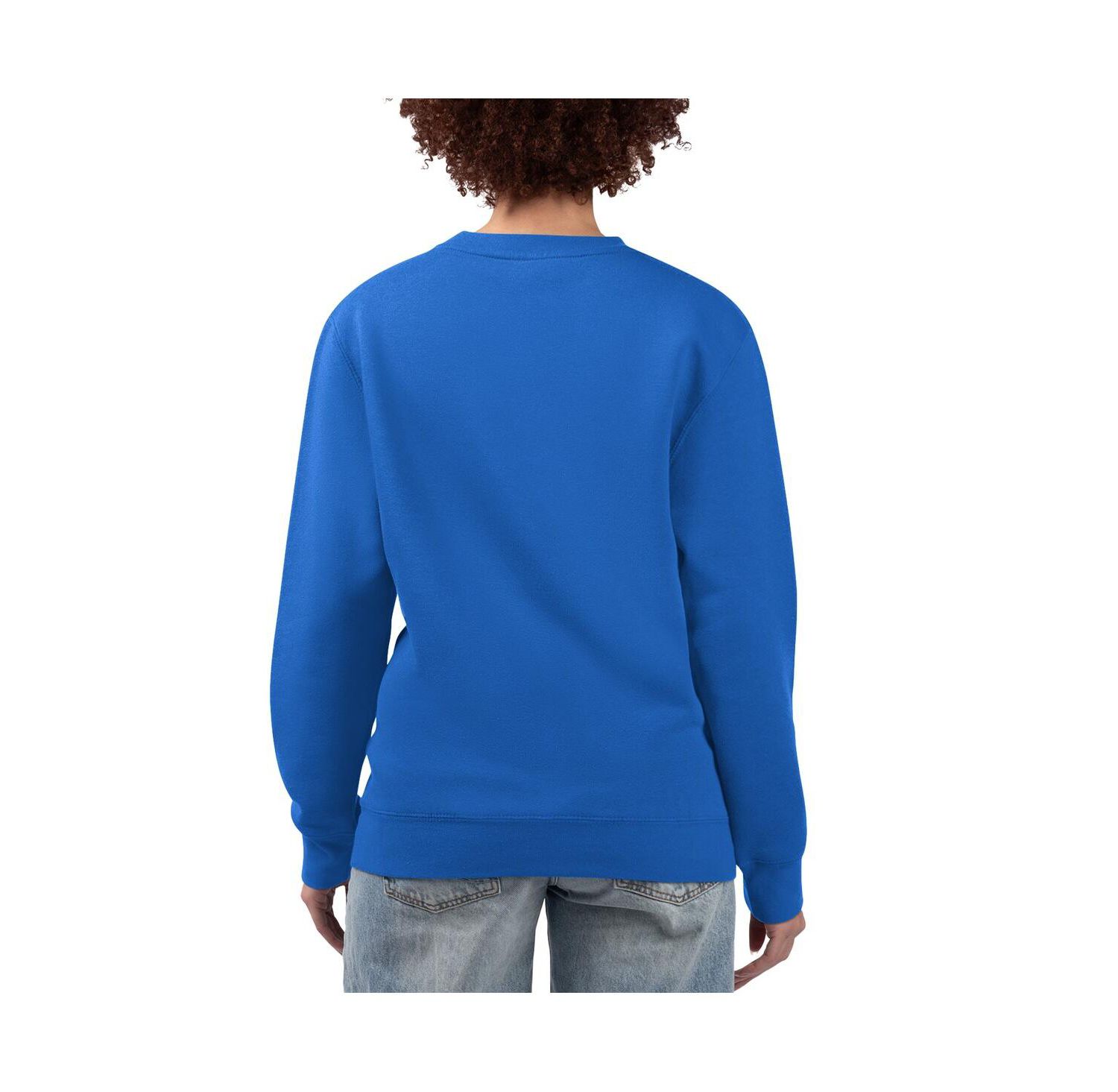 Women's Royal Philadelphia Phillies Team Logo Fleece Pullover Sweatshirt
