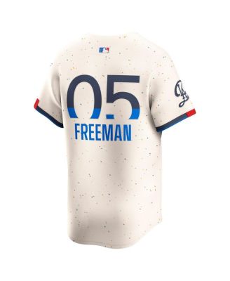 Men's Freddie Freeman Cream Los Angeles Dodgers City Connect Limited Player Jersey
