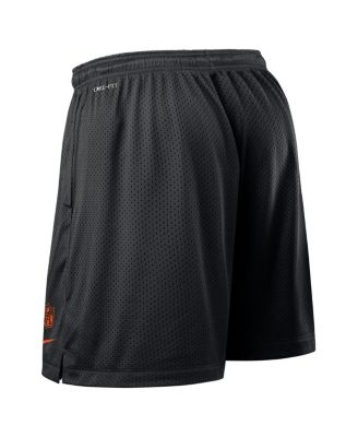 Men's Black Cincinnati Bengals Sideline Reversible Performance Shorts