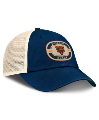 Men's Navy Chicago Bears Team Patch Adjustable Hat