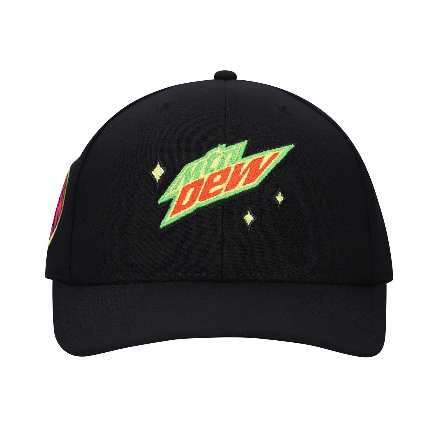 Men's Black Mountain Dew The Dew Neon Adjustable Hat
