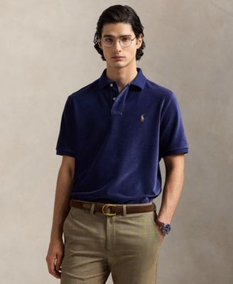 Men's Classic-Fit Knit Corduroy Polo Shirt