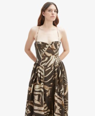 Women's Estie Printed Sweetheart Maxi Dress