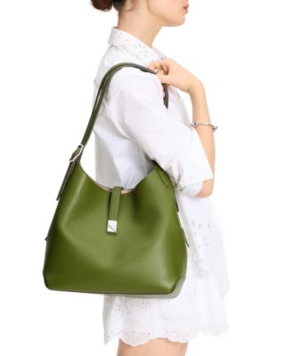 kate spade new york - Deco Pebbled Leather Shoulder Bag