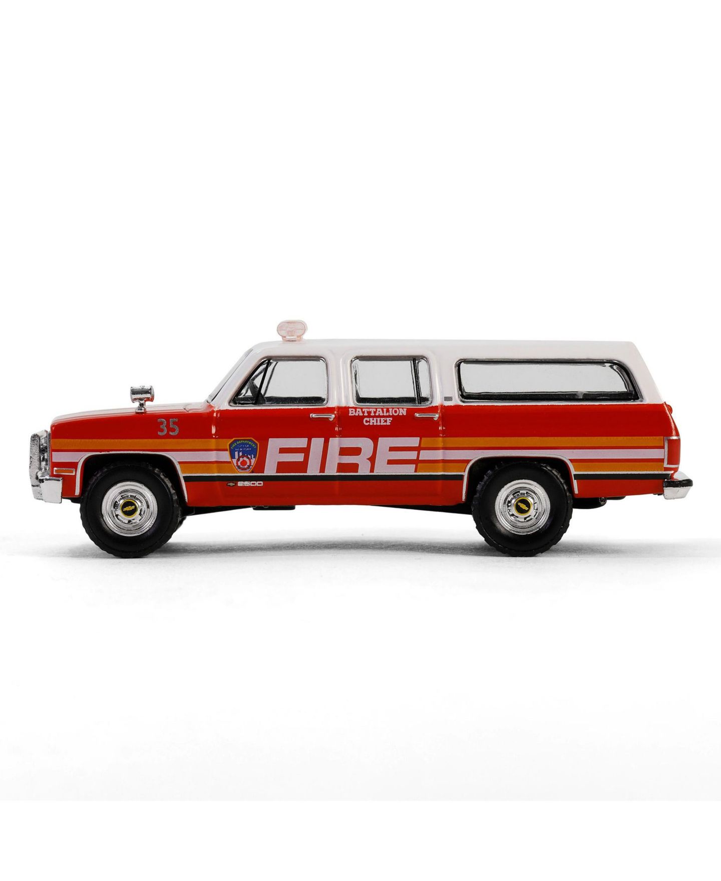 Детская игрушка Greenlight 1/64 1991 Suburban Fdny Battalion Chief Diecast Collectible Toy Vehicle, 30501 — фото 2