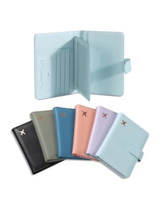 Passport Storage Wallet with 6 Slots- Navy