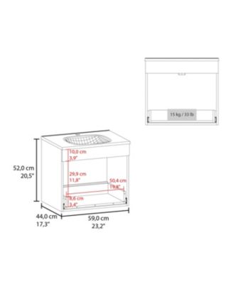 Story Floating Bathroom Vanity Set with Sink and Single Drawer