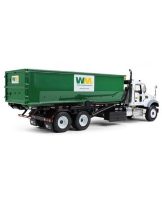 1/34 Mack Granite Waste Management Truck With Green Roll Off Container