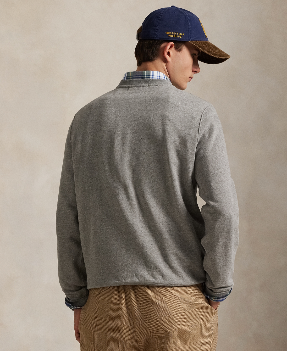 Polo Ralph Lauren Logo-embroidered Sweatshirt In Gray