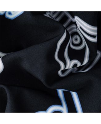 Men's 5.5" Black Detroit Lions The Neon Lined Classic Swim Trunks